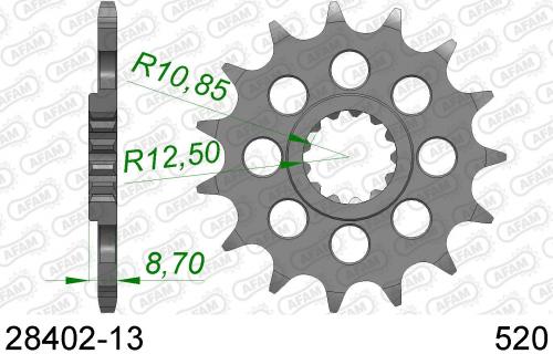 AFAM FRONT 13T, 520 AF12840213