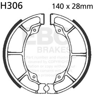 EBC H306 EBC BRAKE SHOES