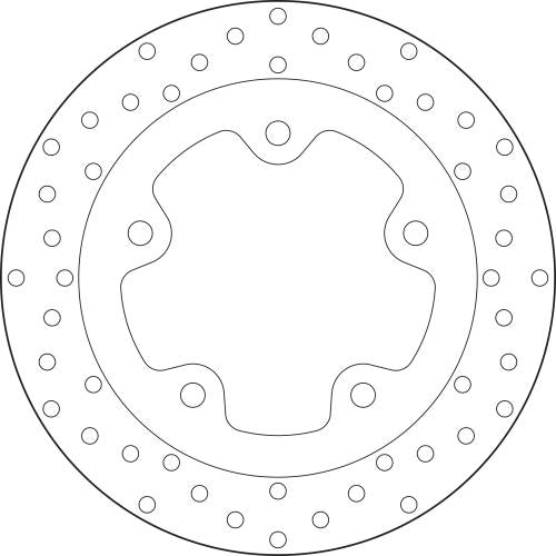 BREMBO BRAKE DISC, 68B407J9