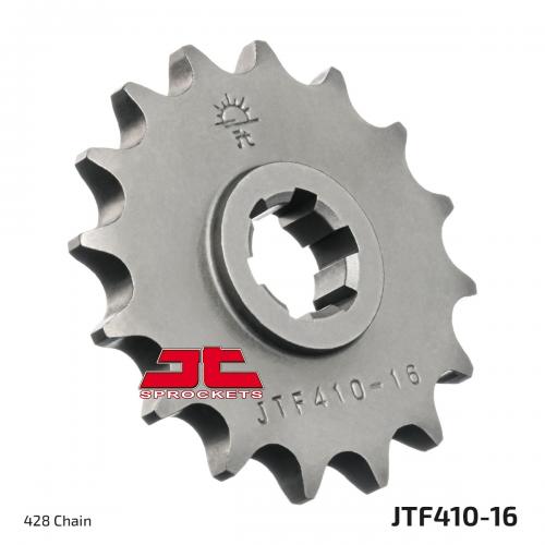 JT SPROCKETS FRONT STEEL 16T, 428 JTF041016