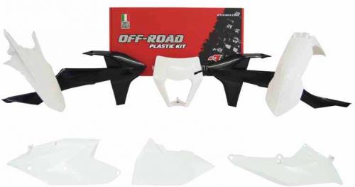 RTECH PLASTICS KIT 6 PCS W/HEADL COV KTM 6 DAYS 19