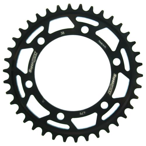 SUPERSPROX SUPERSPROX REAR STEEL 38T, BLACK, 530 SU447938B