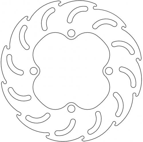MOTO MASTER 110239, FLAME FIXED DISC 180