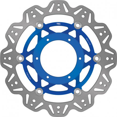 EBC BRAKE DISC VR1141BLU VEE FLOATING DISC BLUE CENTRE