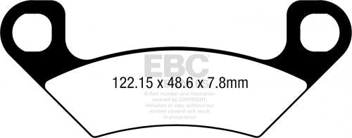 EBC FA 742R EBC DISC PADS