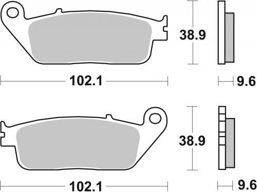 SBS 630H.LS BRAKE PADS SINTER