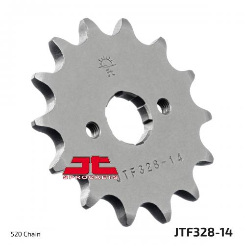 JT SPROCKETS FRONT STEEL 14T, 520 JTF032814