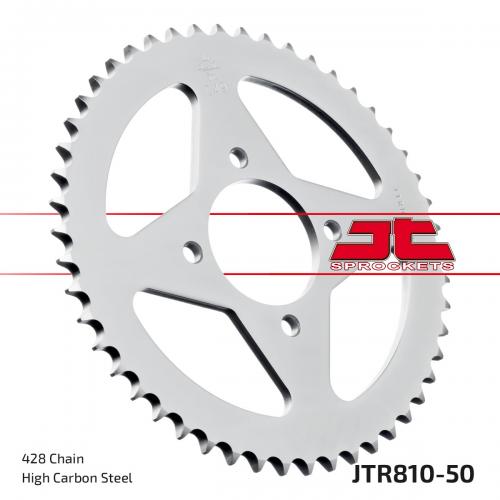 JT SPROCKETS REAR STEEL 50T, 428 JTR081050