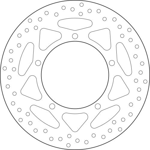 BREMBO BRAKE DISC, 68B407L2