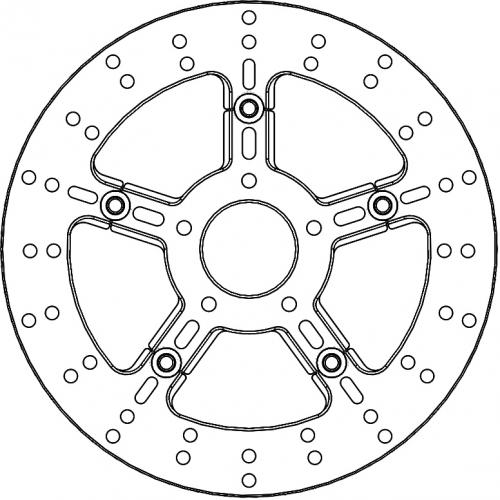 MOTO MASTER 112315, ADRIAN FLOATING ALU DISC 300