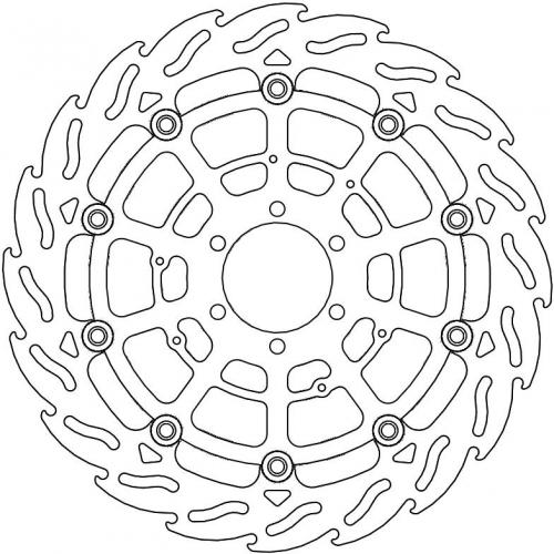 MOTO MASTER 112194, FLAME FLOATING ALU DISC 320