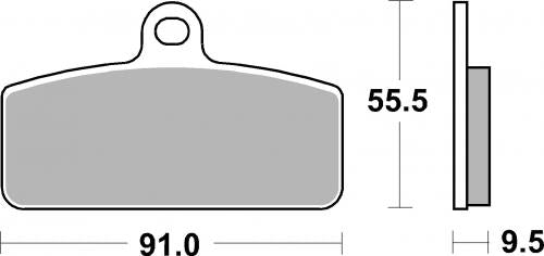 SBS 959PSI BRAKE PADS SINTER EVO