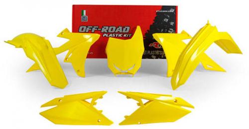 RTECH PLASTICS KIT 5 PCS SUZUKI RMZ YELLOW