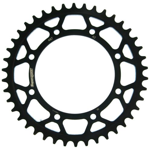 SUPERSPROX SUPERSPROX REAR STEEL 42T, BLACK, 520 SU448742B