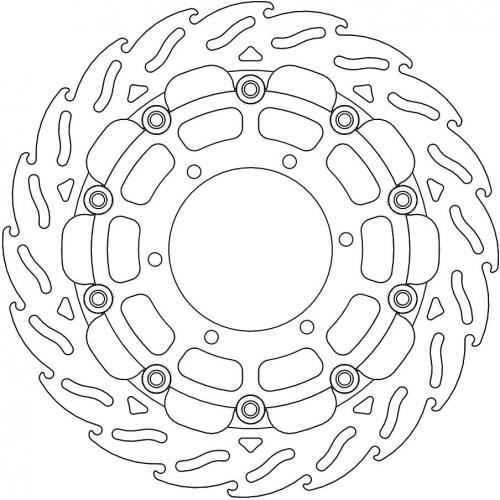 MOTO MASTER 112094, FLAME 5,5MM RACING SERIES
