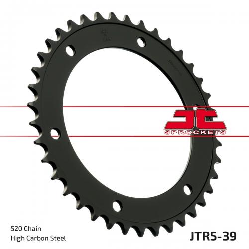 JT SPROCKETS REAR STEEL 39T, 520 JTR000539