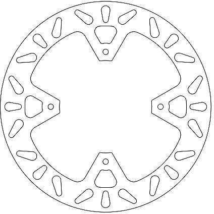 FERODO FMD0216R FIXED BRAKE DISC