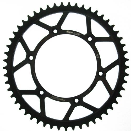 SUPERSPROX SUPERSPROX REAR STEEL 53T, BLACK, 520 SU4151253B
