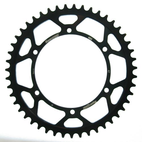 SUPERSPROX SUPERSPROX REAR STEEL 47T, BLACK, 520 SU446047B