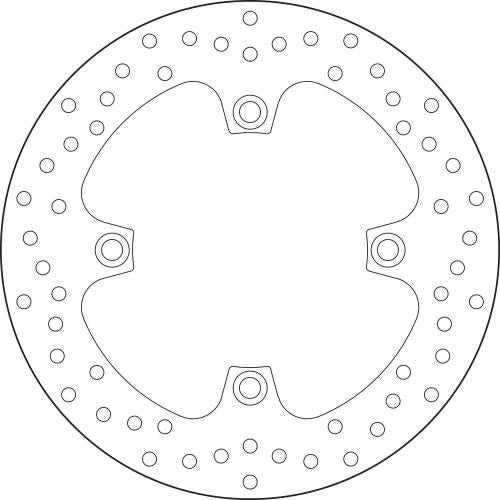 BREMBO BRAKE DISC, 68B407A1