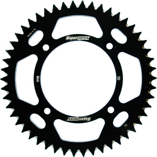 SUPERSPROX SUPERSPROX REAR ALU 50T, BLACK, 428 SU299850B