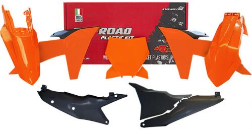 RTECH PLASTIC KIT 6 PCS L/AIRBOX COV(BLA)ORA-BLA