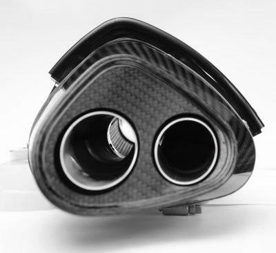 R&G EXHAUST PROTECTOR, BLACK, YOSHI R-11