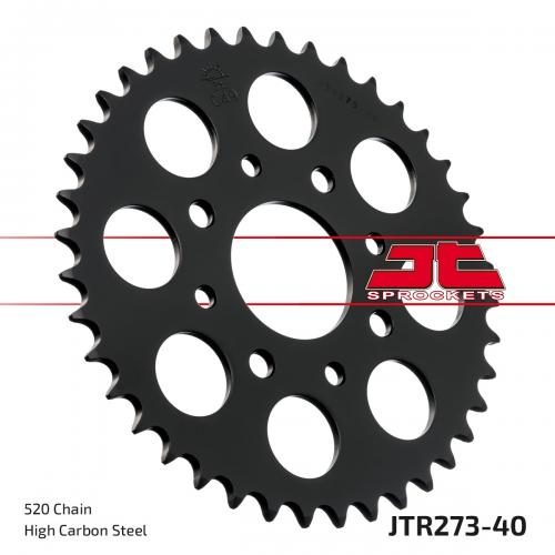 JT SPROCKETS REAR STEEL 40T, 520 JTR027340