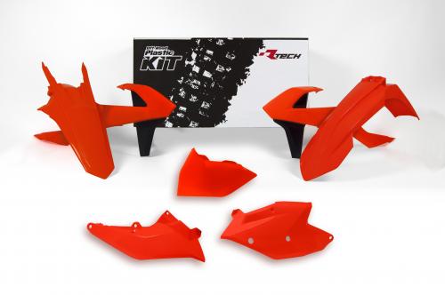RTECH PLASTICS KIT 5 PC W/AIRBOX COV KTM NEON ORA