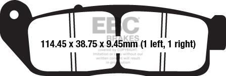 EBC FA 672 EBC DISC PADS