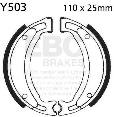 EBC Y503 EBC BRAKE SHOES