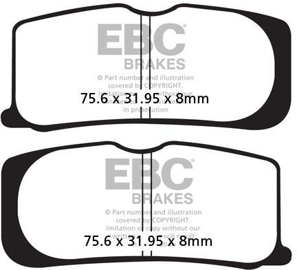 EBC FA 474V EBC SEMI SINTERED DISC PADS