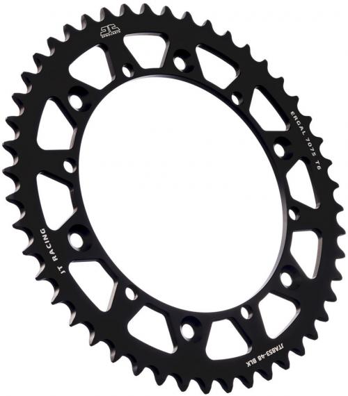 JT SPROCKETS REAR RACELITE ALU 48T BLACK, 520 JTA085348Z