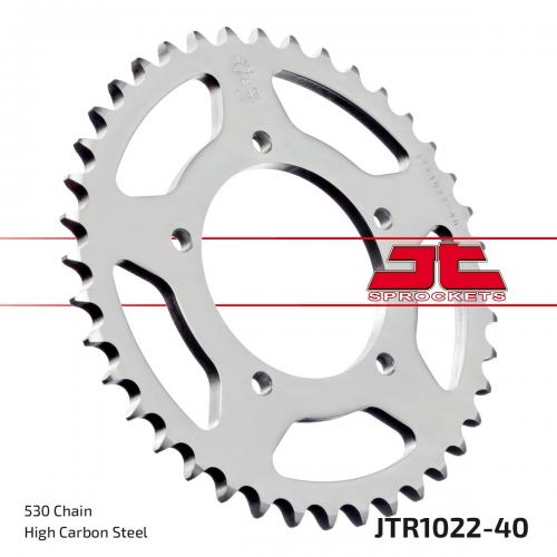 JT SPROCKETS REAR STEEL 40T, 530 JTR102240