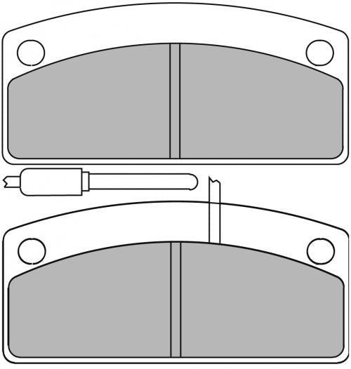 FERODO FDB2154P BRAKE PADS PLATINUM