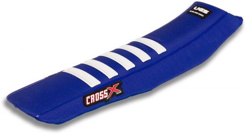 CROSS X SEAT COVER UGS WELD STRIPES BLUE WHITE USM4232BLW