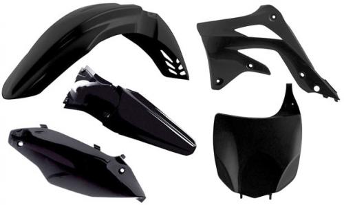RTECH PLASTICS KIT 5 PCS KAWASAKI BLACK 563225578
