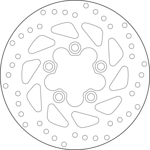 BREMBO BRAKE DISC, 68B40731