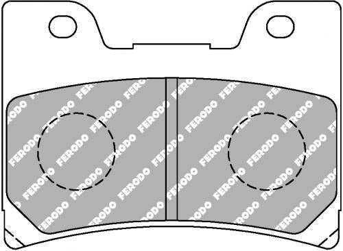 FERODO FDB666ST BRAKE PADS SINTER