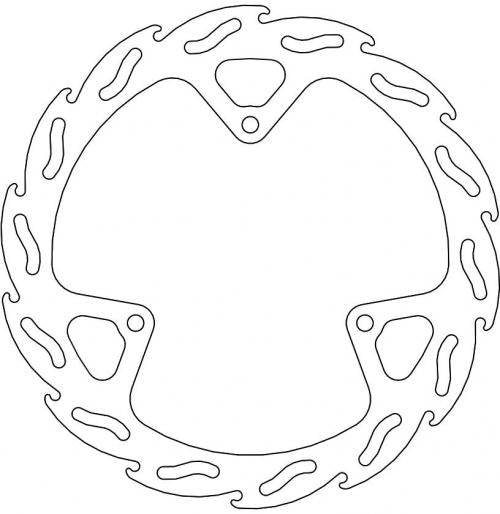 MOTO MASTER 110240, FLAME FIXED DISC 198