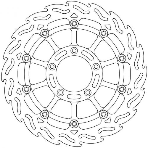 MOTO MASTER 113049, FLAME FLOAT ALU DISC 320