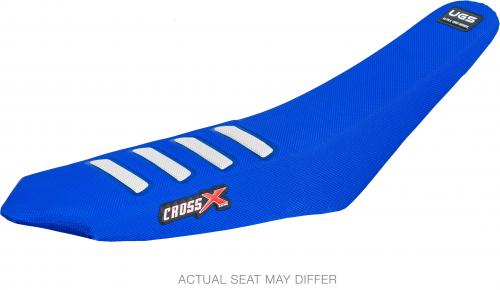 CROSS X UGS SEAT COVER, BLUE/WHITE WAVE