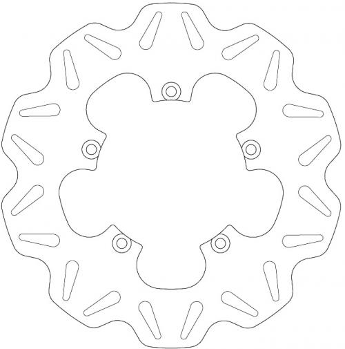 EBC BRAKE DISC VR9151 EBC VR SCOOTER DISC