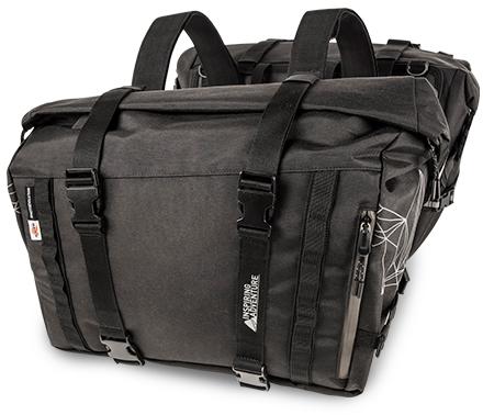 KAPPA RA316BK-SET OF SIDE BAGS COL. BLACK