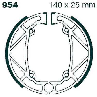 EBC 954 EBC BRAKE SHOES