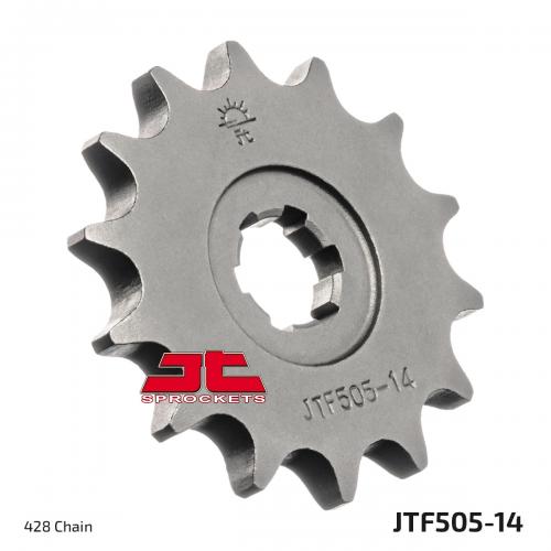 JT SPROCKETS FRONT STEEL 14T, 428 JTF050514