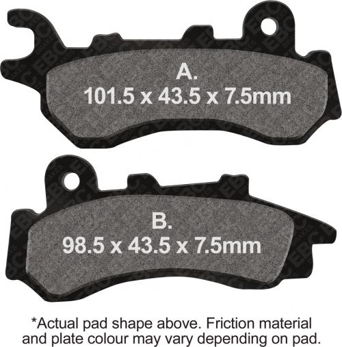 EBC SFAC 723 EBC SCOOTER CARBON PADS