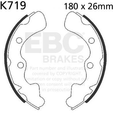 EBC K719 EBC BRAKE SHOES