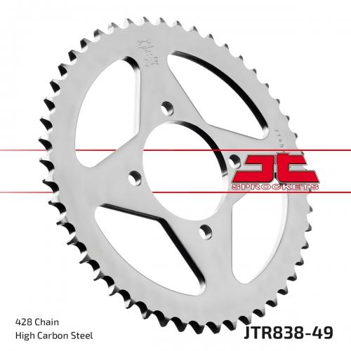 JT SPROCKETS REAR STEEL 49T, 428 JTR083849