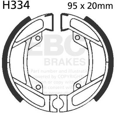 EBC H334 EBC BRAKE SHOES